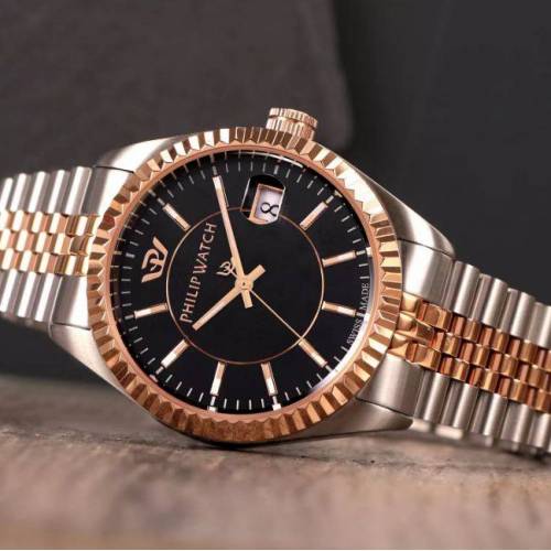 OROLOGIO PHILIP WATCH CARIBE Acciaio Uomo ARGENTO ROSA Multifunzione R8253597070 - 6