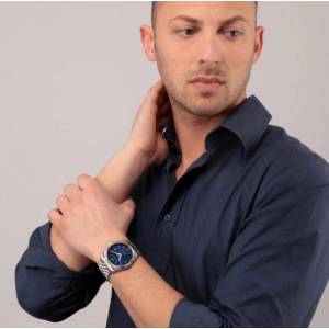 OROLOGIO PHILIP WATCH CARIBE Acciaio Uomo Argento Blu Multifunzione R8253597059 - 1 2