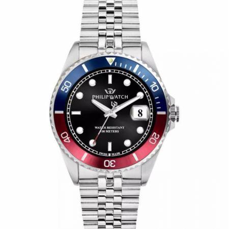 OROLOGIO PHILIP WATCH Acciaio Rosso Blu CARIBE Multifunzione Datario R8253597063 - 1