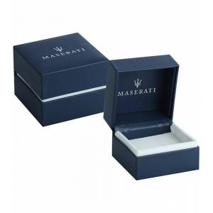 GEMELLI MASERATI Polsini Uomo In Acciaio Silver JEWELS Argento Nero JM217AJF29 - 1 2