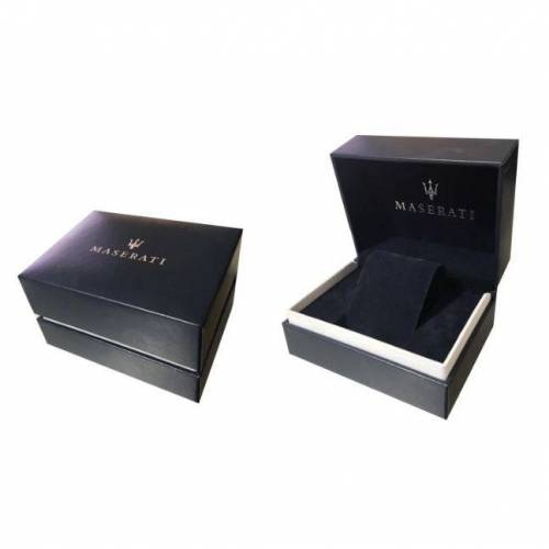 OROLOGIO MASERATI Polso Uomo CRONOGRAFO Sfida Acciaio Argento Nero R8873640004 - 6