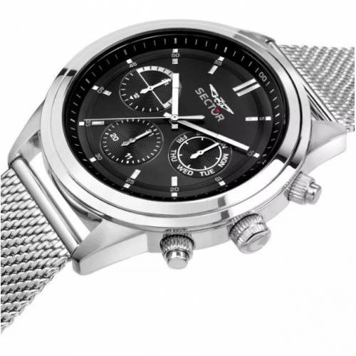 OROLOGIO SECTOR No Limits Uomo Polso Acciaio CRONOGRAFO Modello 670 R3253540004 - 8