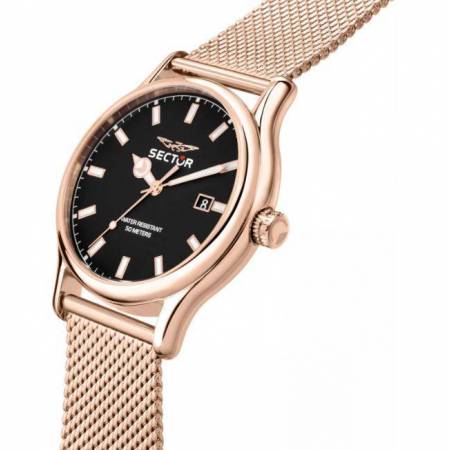 OROLOGIO SECTOR 660 Uomo Polso Acciaio MULTIFUNZIONE Rosa Black Dial R3253517020 - 5