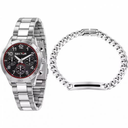OROLOGIO SECTOR No Limits Uomo In Acciaio MULTIFUNZIONE 270 Argento R3253578020 - 1