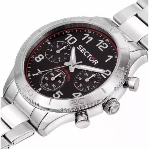 OROLOGIO SECTOR No Limits Uomo In Acciaio MULTIFUNZIONE 270 Argento R3253578020 - 7