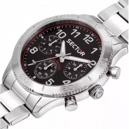 OROLOGIO SECTOR No Limits Uomo In Acciaio MULTIFUNZIONE 270 Argento R3253578020 - 7