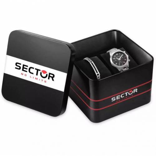 OROLOGIO SECTOR No Limits Uomo In Acciaio MULTIFUNZIONE 270 Argento R3253578020 - 8