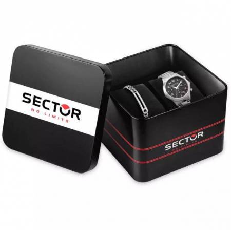 OROLOGIO SECTOR No Limits Uomo In Acciaio MULTIFUNZIONE 270 Argento R3253578020 - 8