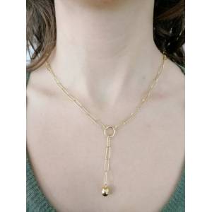 COLLANA Donna In ORO GIALLO 18 Karati 750% Maglia CATENA Larga Collier Girocollo - 1 2