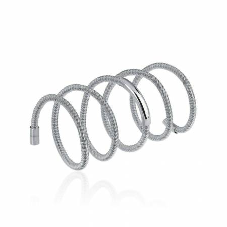 BRACCIALE BREIL Da Donna In ACCIAIO SILVER NEW SNAKE STEEL TJ2837 - 1