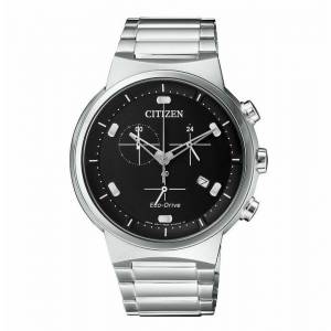 CITIZEN OROLOGIO UOMO ECO-DRIVE CARICA SOLARE CRONOGRAFO ACCIAIO COD: AT2400-81E - 1