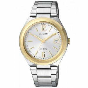CITIZEN OROLOGIO DA POLSO DONNA ECO-DRIVE CARICA SOLARE IN ACCIAIO FE6024-55A - 1