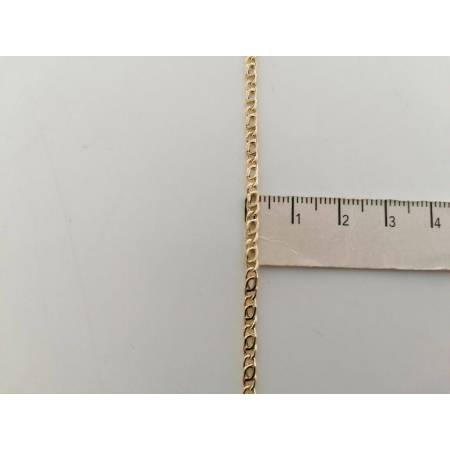 COLLANA ORO GIALLO 18 Kt 750% Uomo Donna Unisex COLLIER Maglia Catena Girocollo - 3