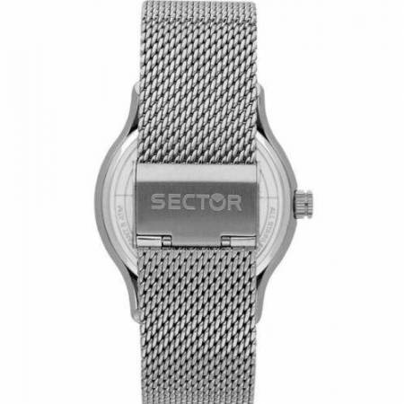 OROLOGIO SECTOR 660 Uomo Acciaio MULTIFUNZIONE Argento Nero Datario R3253517025 - 3
