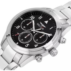 OROLOGIO SECTOR No Limits 670 Uomo Da Polso Acciaio Nero CRONOGRAFO R3253540013 - 1 2