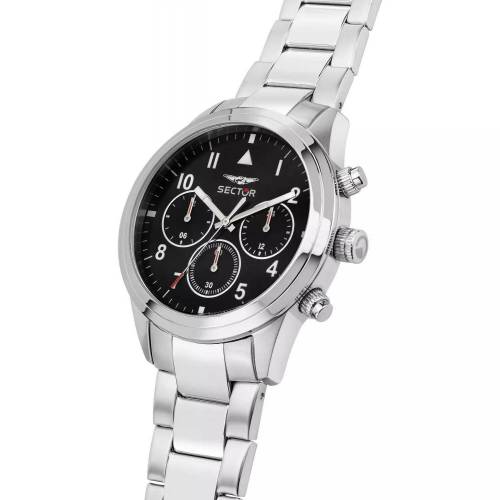OROLOGIO SECTOR No Limits 670 Uomo Da Polso Acciaio Nero CRONOGRAFO R3253540013 - 3