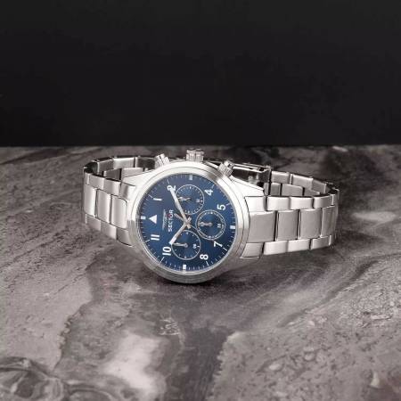 OROLOGIO SECTOR No Limits 670 Uomo Da Polso Acciaio Blu CRONOGRAFO R3253540012 - 4