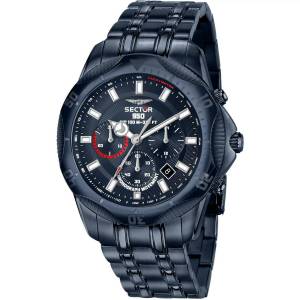 OROLOGIO SECTOR No Limits 950 Uomo Polso Acciaio Blu CRONOGRAFO Data R3273981009 - 1
