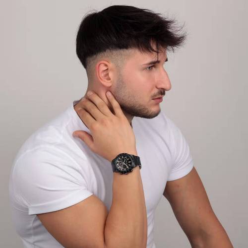 OROLOGIO SECTOR 270 Uomo Acciaio Nero CRONOGRAFO Datario Tachimetro R3273778001 - 5