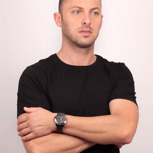 OROLOGIO SECTOR No Limits 230 Uomo Polso Acciaio Nero Oro Rosa Data R3253161039 - 4