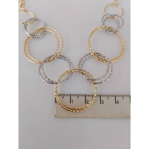 COLLANA ORO 18 KT 750% Bicolore...
