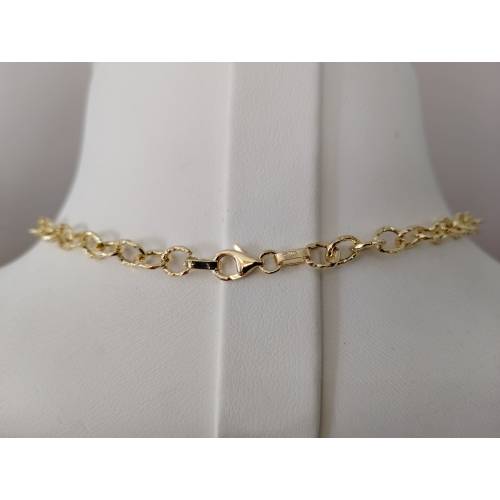 COLLANA ORO 18KT 750% GIALLO BIANCO...