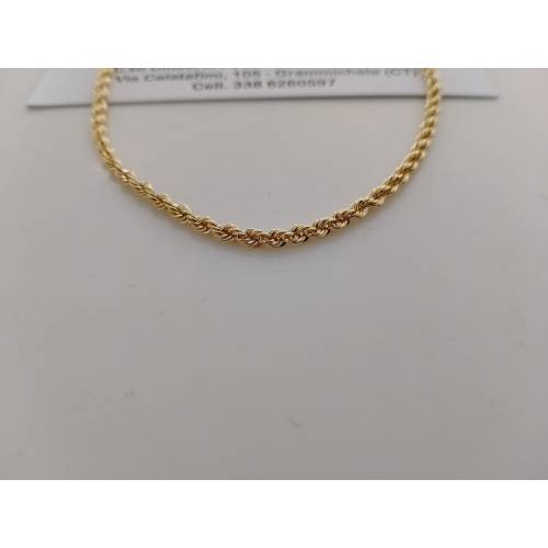 COLLANA ORO GIALLO 18 Karati 750%...