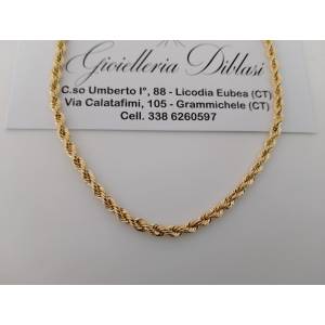 COLLANA ORO GIALLO 18 Kt...