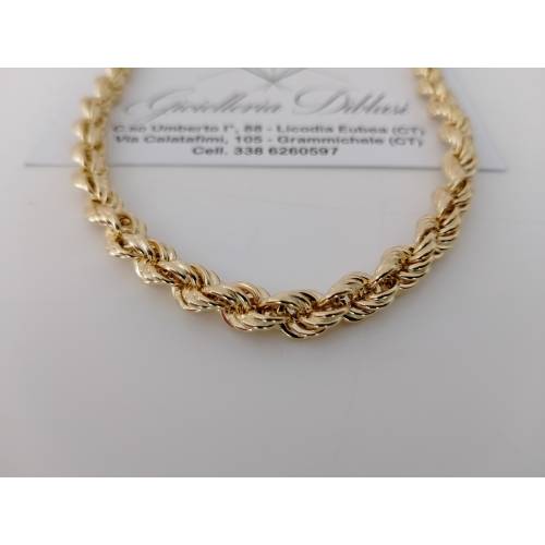 COLLANA ORO GIALLO 18 Kt 750% Modello...