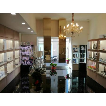 BRACCIALE Donna ORO GIALLO 18 Karati 750%/1000 Maglia CATENA Larga Lucida Italia