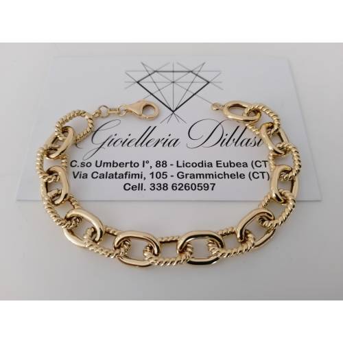 BRACCIALE Donna ORO GIALLO 18 Karati...