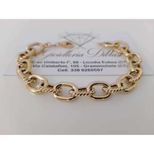 BRACCIALE Donna ORO GIALLO 18 Karati...