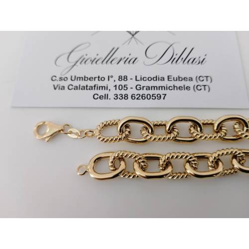 BRACCIALE Donna ORO GIALLO 18 Karati...