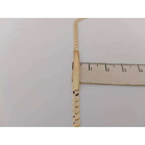 BRACCIALE Uomo Donna ORO GIALLO 18...