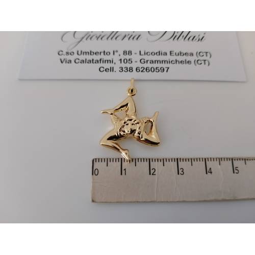 CIONDOLO PENDENTE TRINACRIA SICILIANA...