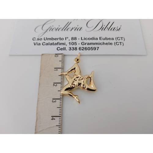 CIONDOLO PENDENTE TRINACRIA SICILIANA...