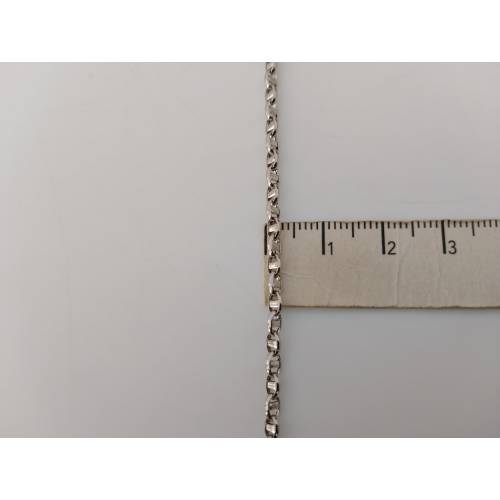 COLLANA In ORO BIANCO Collier Uomo...