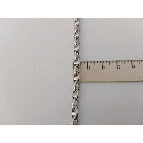 COLLANA In ORO BIANCO Collier Uomo...