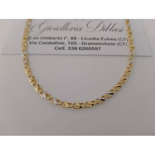 COLLANA Collier CATENA Girocollo ORO...