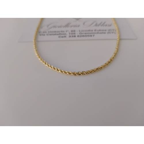 COLLANA ORO GIALLO 18 Karati 750%...