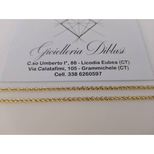 COLLANA ORO GIALLO 18 Karati 750%...