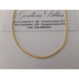 COLLANA ORO GIALLO 18...