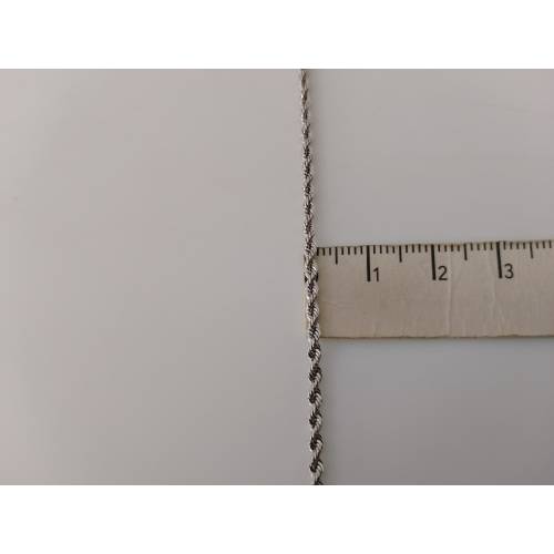 COLLANA ORO BIANCO 18 Kt 750% Uomo...