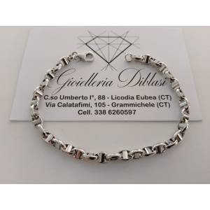 BRACCIALE ORO BIANCO 18...