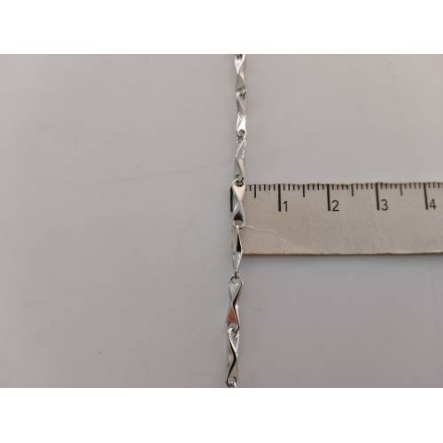 BRACCIALE ORO BIANCO 18 Kt 750%...