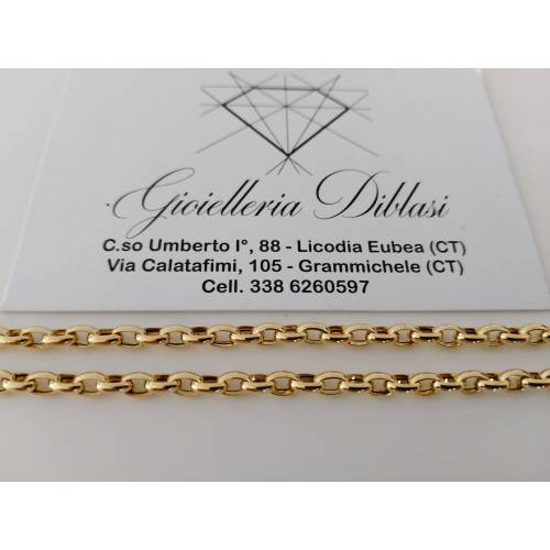 COLLANA ORO GIALLO 18 Karati 750%...