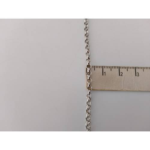 COLLANA Collier ORO BIANCO 18 Karati...