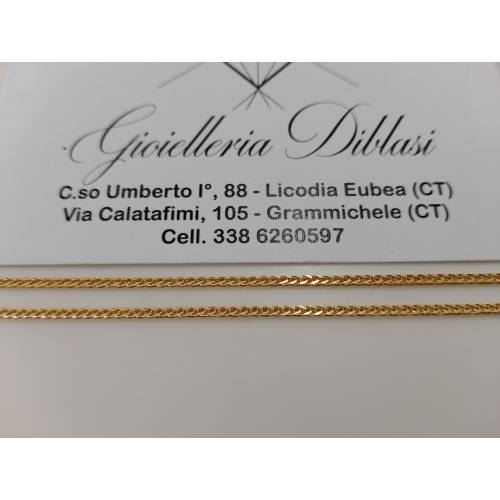 COLLANA ORO GIALLO 18 Karati 750%...