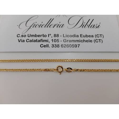 COLLANA ORO GIALLO 18 Karati 750%...