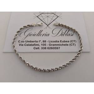 BRACCIALE ORO BIANCO 18...